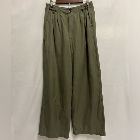Madewell The Tall Harlow Wide-Leg Pant In Faded Ivy Size T10 NWT - Picture 9 of 15